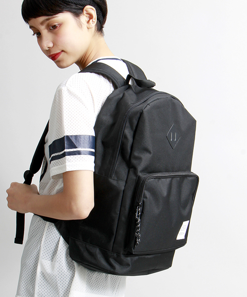 WEGO(ウィゴー)の「WEGO/スポーツデイパック(バックパック/リュック・メンズ・ホワイト/ブラック/ネイビー・FREE)」の2枚目の写真