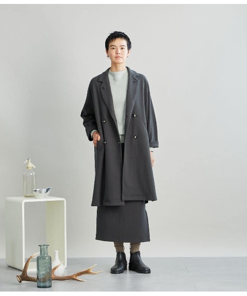 SIPULI（シプリ）の「Multi PLY Pima Cotton ボトルネックニット（ニット/セーター・レディース・ダークグレー/イエロー/サックスブルー・2）」の16枚目の写真