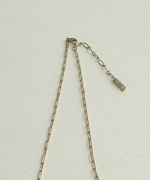 NOLLEY’S（ノーリーズ）の「レクタングルチェーンショートネックレス（ネックレス・レディース・ゴールド/シルバー・FREE）」の3枚目の写真
