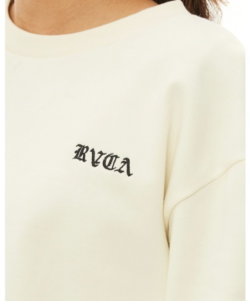 RVCA（ルーカ）の「RVCA レディース EL CAMINO CREW トレーナー【2022年秋冬モデル】/ルーカスウェットトレーナー（スウェット・レディース・ベージュ系その他/ブルー系その他/ブラック/ホワイト/ラベンダー・X-SMALL/SMALL）」の12枚目の写真