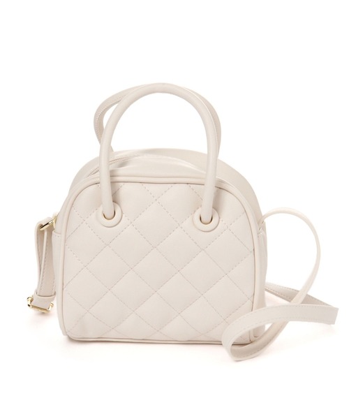 GLOBAL WORK（グローバルワーク）の「2wayキルティングBAG/157720（ショルダーバッグ・キッズ・スカイブルー/オフホワイト・FREE）」の2枚目の写真