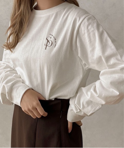 apres jour clair(アプレジュールクレア)の「【apres jour clair】アソートロンT【ZOZOTOWN限定アイテム】(Tシャツ/カットソー・レディース・ベージュ系その他/オフホワイト/アイボリー/ベージュ・X-LARGE/フリー)」の5枚目の写真