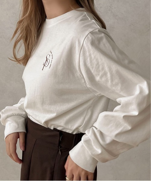 apres jour clair(アプレジュールクレア)の「【apres jour clair】アソートロンT【ZOZOTOWN限定アイテム】(Tシャツ/カットソー・レディース・ベージュ系その他/オフホワイト/アイボリー/ベージュ・X-LARGE/フリー)」の7枚目の写真