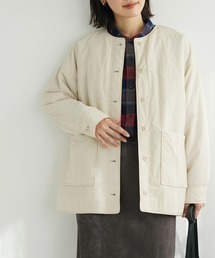 シャツ薄中綿ブルゾン＊