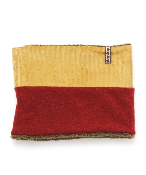 チャイハネ（チャイハネ）の「【チャイハネ】カラブロボアネックウォーマー（ネックウォーマー/スヌード・レディース・グリーン/イエロー/ベージュ/パープル・FREE）」の4枚目の写真