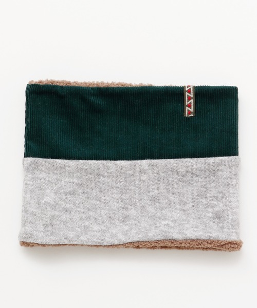 チャイハネ（チャイハネ）の「【チャイハネ】カラブロボアネックウォーマー（ネックウォーマー/スヌード・レディース・グリーン/イエロー/ベージュ/パープル・FREE）」の10枚目の写真