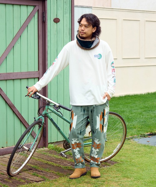 チャイハネ（チャイハネ）の「【チャイハネ】カラブロボアネックウォーマー（ネックウォーマー/スヌード・レディース・グリーン/イエロー/ベージュ/パープル・FREE）」の12枚目の写真