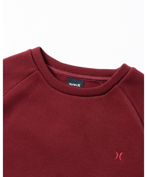 Hurley （ハーレー）の「M SWEATERFLEECE ICON CREW  / ハーレー　セーターフリース（ニット/セーター・メンズ・マルーン/ブラック・LARGE/MEDIUM/SMALL/X-LARGE）」の12枚目の写真