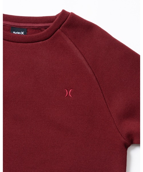 Hurley （ハーレー）の「M SWEATERFLEECE ICON CREW  / ハーレー　セーターフリース（ニット/セーター・メンズ・マルーン/ブラック・LARGE/MEDIUM/SMALL/X-LARGE）」の13枚目の写真