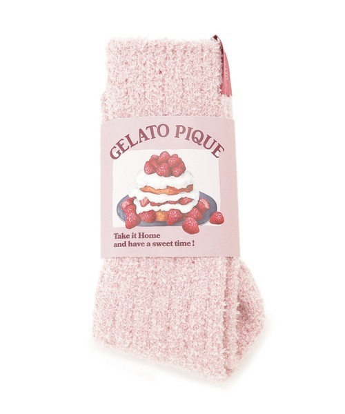 gelato pique（ジェラートピケ）の「リブソックス（ソックス/靴下・レディース・オフホワイト/ピンク/グリーン・FREE）」の3枚目の写真