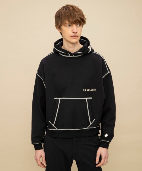le coq sportif(ルコックスポルティフ)の「【WEB限定カプセルコレクション】 フィーディー ダンボールスウェット ルコック レディース スポーツ(スウェット・レディース・ブラック/ホワイト/ブルー/ピンク・M(M)/L/XL/S)」の2枚目の写真