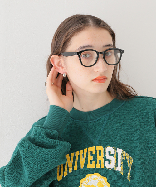 SLOBE IENA（スローブイエナ）の「【Aim/エイム】メガネ（メガネ・レディース・ブラック/ブラウン・FREE）」の9枚目の写真