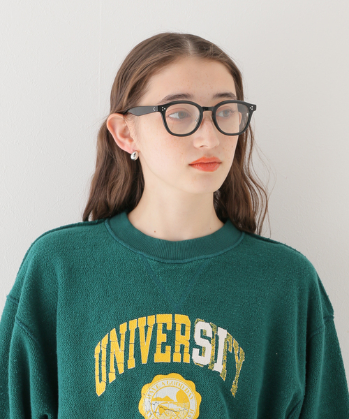 SLOBE IENA（スローブイエナ）の「【Aim/エイム】メガネ（メガネ・レディース・ブラック/ブラウン・FREE）」の10枚目の写真