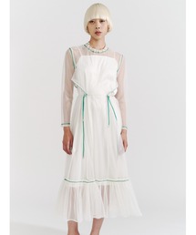 PAMEO POSE | 【TRAPEZE】Tulle Dress(ワンピース)