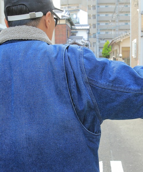 Carhartt(カーハート)の「Carhartt Mens Relaxed Fit Denim Sherpa-Lined Jacket(デニムジャケット・メンズ・インディゴブルー・M/L/XL/S)」の14枚目の写真
