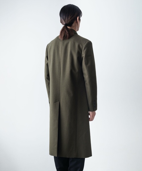 ato（アトウ）の「CHESTERFIELD COAT（チェスターコート・メンズ・ブラック/カーキ・44/46/48）」の15枚目の写真
