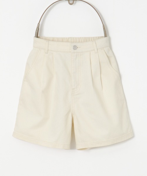 Honeys（ハニーズ）の「デニムショートパンツ（デニムパンツ・レディース・インディゴブルー/ブルー/アイボリー/ブラック/ブルー系その他/ライトブルー・SS/S/M/L/LL）」の7枚目の写真