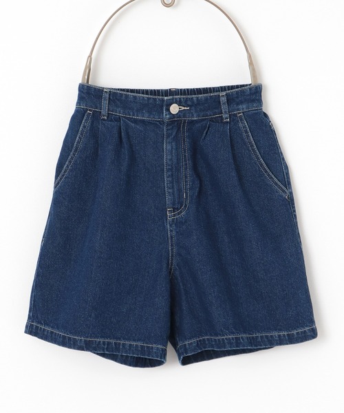 Honeys（ハニーズ）の「デニムショートパンツ（デニムパンツ・レディース・インディゴブルー/ブルー/アイボリー/ブラック/ブルー系その他/ライトブルー・SS/S/M/L/LL）」の14枚目の写真