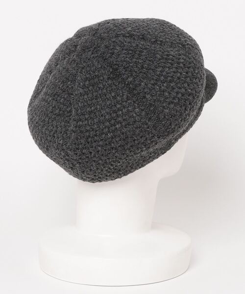RACAL（ラカル）の「Low-gauge Busket Knit Cas / ローゲージニットバスケット編みキャスケット（キャスケット・メンズ・ベージュ/オフホワイト/チャコールグレー/ブラック・LARGE/MEDIUM）」の13枚目の写真