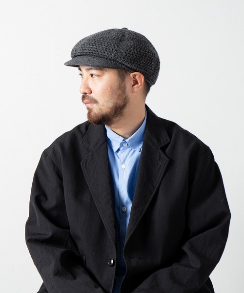 【セール】Low-gauge Busket Knit Cas / ローゲージニットバスケット編みキャスケット（キャスケット）｜RACAL（ラカル）