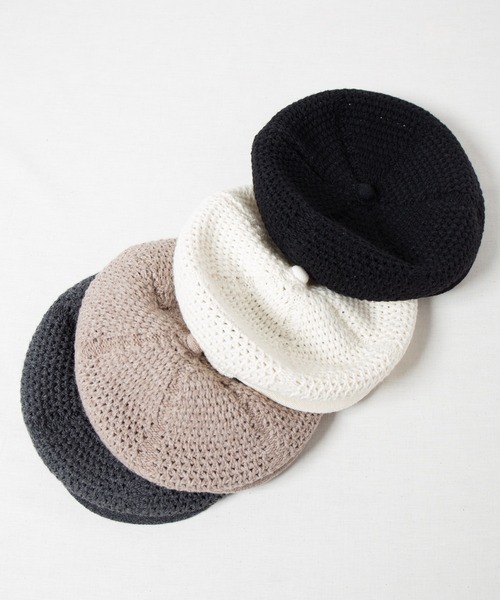 RACAL（ラカル）の「Low-gauge Busket Knit Cas / ローゲージニットバスケット編みキャスケット（キャスケット・メンズ・ベージュ/オフホワイト/チャコールグレー/ブラック・LARGE/MEDIUM）」の14枚目の写真