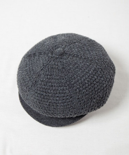 RACAL（ラカル）の「Low-gauge Busket Knit Cas / ローゲージニットバスケット編みキャスケット（キャスケット・メンズ・ベージュ/オフホワイト/チャコールグレー/ブラック・LARGE/MEDIUM）」の11枚目の写真