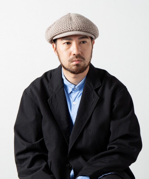 RACAL（ラカル）の「Low-gauge Busket Knit Cas / ローゲージニットバスケット編みキャスケット（キャスケット・メンズ・ベージュ/オフホワイト/チャコールグレー/ブラック・LARGE/MEDIUM）」の18枚目の写真