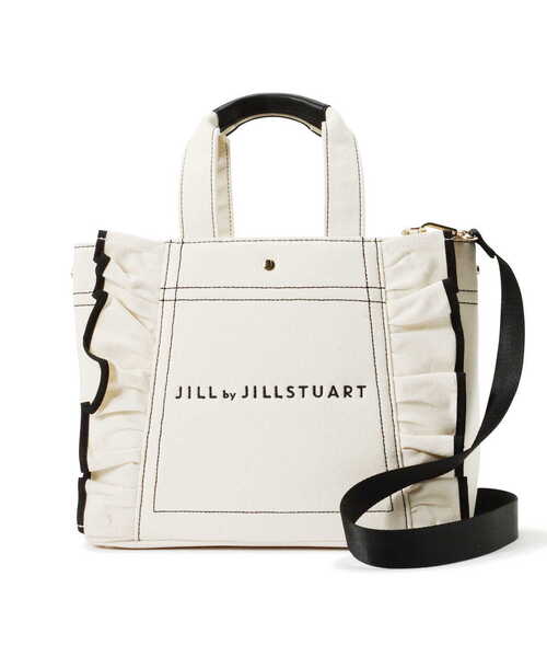 JILL by JILL STUART（ジルバイジルスチュアート）の「◆フリルトート（大）（トートバッグ・レディース・ブラック/ブラウン/ホワイト・FREE）」の13枚目の写真