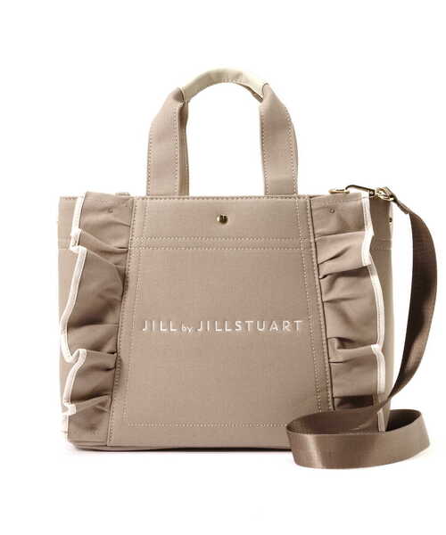JILL by JILL STUART（ジルバイジルスチュアート）の「◆フリルトート（大）（トートバッグ・レディース・ブラック/ブラウン/ホワイト・FREE）」の7枚目の写真