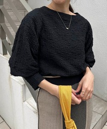 CAPRICIEUX LE'MAGE | シャーリングパフプルオーバー(Tシャツ/カットソー)