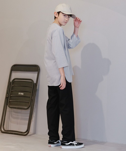 GLOBAL WORK（グローバルワーク）の「ストレッチテーパードパンツ/AND YUA ANY/162732（その他パンツ・キッズ・ブラック/ネイビー・150cm/160cm）」の9枚目の写真