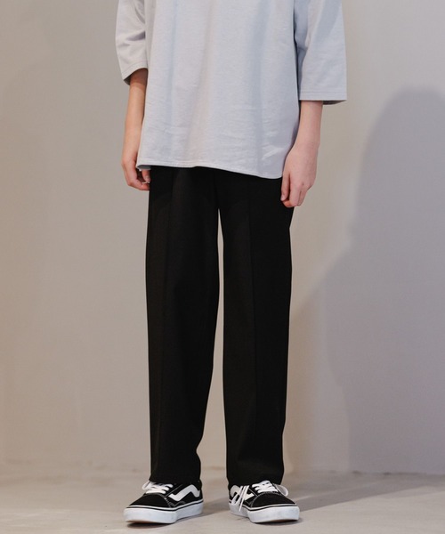 GLOBAL WORK（グローバルワーク）の「ストレッチテーパードパンツ/AND YUA ANY/162732（その他パンツ・キッズ・ブラック/ネイビー・150cm/160cm）」の10枚目の写真