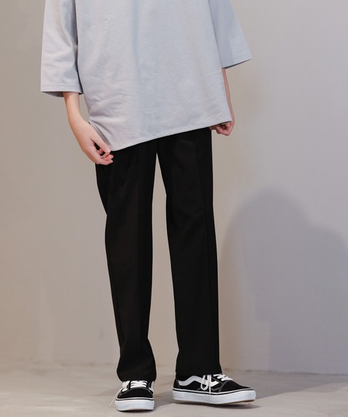 GLOBAL WORK（グローバルワーク）の「ストレッチテーパードパンツ/AND YUA ANY/162732（その他パンツ・キッズ・ブラック/ネイビー・150cm/160cm）」の12枚目の写真
