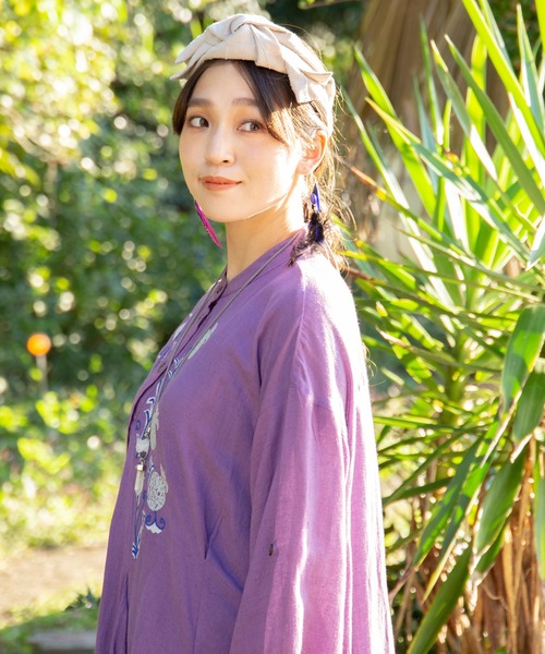 チャイハネ(チャイハネ)の「【チャイハネ】エランヘアバンド(ヘアバンド・レディース・ブラウン/マスタード/ベージュ/ブラック・FREE)」の7枚目の写真