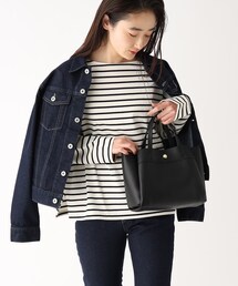 OPAQUE.CLIP | 軽量フェイクレザーミドルトートバッグ【2way】(トートバッグ)