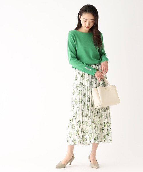 OPAQUE.CLIP（オペークドットクリップ）の「◆軽量フェイクレザーミドルトートバッグ【2way】（トートバッグ・レディース・グレー/オフホワイト/ベージュ/ブラック/イエロー・00）」の7枚目の写真