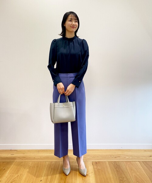 OPAQUE.CLIP（オペークドットクリップ）の「◆軽量フェイクレザーミドルトートバッグ【2way】（トートバッグ・レディース・グレー/オフホワイト/ベージュ/ブラック/イエロー・00）」の20枚目の写真