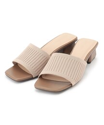 SHOO・LA・RUE | ニットヒールサンダル(サンダル)