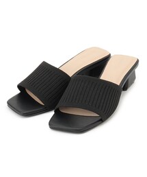 SHOO・LA・RUE | ニットヒールサンダル(サンダル)