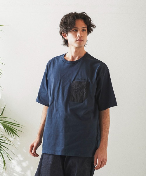 GORDON MILLER(ゴードンミラー)の「GORDON MILLER(ゴードンミラー) クイックドライ ミルポケットティー(Tシャツ/カットソー・メンズ・ブラック/サンドグレー・XL/L/M)」の5枚目の写真