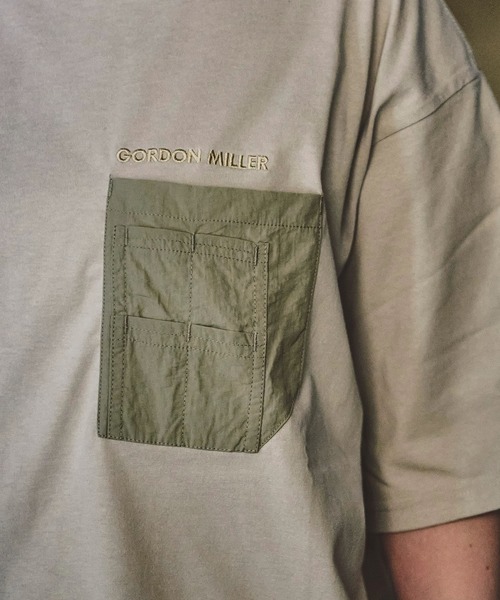 GORDON MILLER(ゴードンミラー)の「GORDON MILLER(ゴードンミラー) クイックドライ ミルポケットティー(Tシャツ/カットソー・メンズ・ブラック/サンドグレー・XL/L/M)」の6枚目の写真