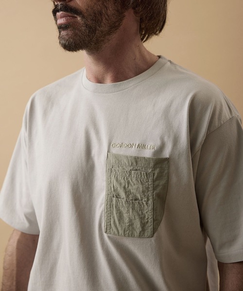 GORDON MILLER(ゴードンミラー)の「GORDON MILLER(ゴードンミラー) クイックドライ ミルポケットティー(Tシャツ/カットソー・メンズ・ブラック/サンドグレー・XL/L/M)」の18枚目の写真