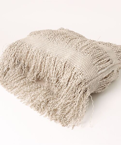 inter-chaussures（インターショシュール）の「【ANITA BILARDI】ラフィアフリンジトートバッグ(Q36304)（トートバッグ・レディース・ブラウン・ALL）」の3枚目の写真