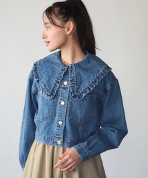 ・Double Flags フリルカラーGジャン