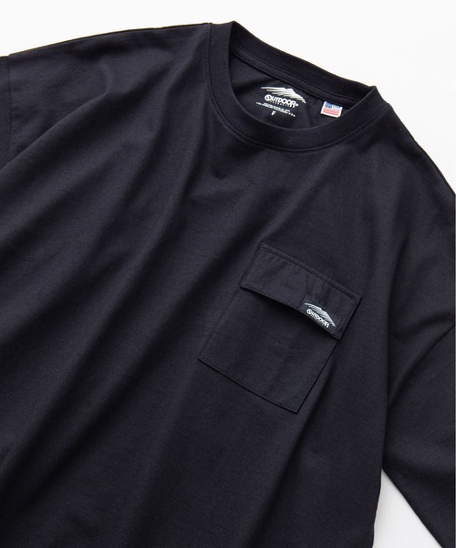 OUTDOOR PRODUCTS APPAREL(アウトドアプロダクツアパレル)の「USAコットン ビッグシルエット ポケットワンピース ワンポイントブランドロゴ(ワンピース・レディース・ベージュ/ブラック/ホワイト/ブラウン・FREE)」の5枚目の写真