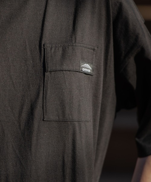 OUTDOOR PRODUCTS APPAREL(アウトドアプロダクツアパレル)の「USAコットン ビッグシルエット ポケットワンピース ワンポイントブランドロゴ(ワンピース・レディース・ベージュ/ブラック/ホワイト/ブラウン・FREE)」の19枚目の写真