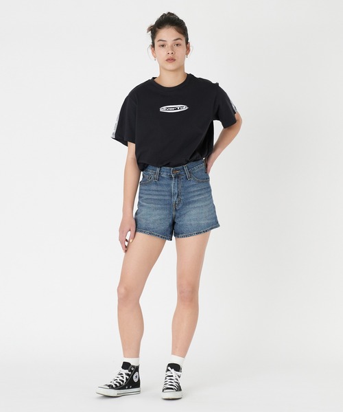 Levi's(リーバイス)の「リーバイス/Levi's グラフィックTシャツ SILVERTAB(TM) ブラック LONG OVAL(Tシャツ/カットソー・レディース・ブラック・M/XS/S)」の6枚目の写真