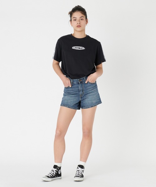 Levi's(リーバイス)の「リーバイス/Levi's グラフィックTシャツ SILVERTAB(TM) ブラック LONG OVAL(Tシャツ/カットソー・レディース・ブラック・M/XS/S)」の7枚目の写真