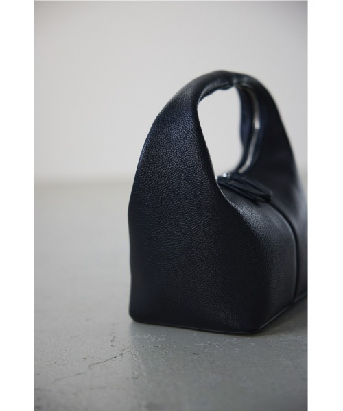 STYLEMIXER（スタイルミキサー）の「フォルドスクエアバッグ（ハンドバッグ・レディース・ブラック/オレンジ・FREE）」の4枚目の写真