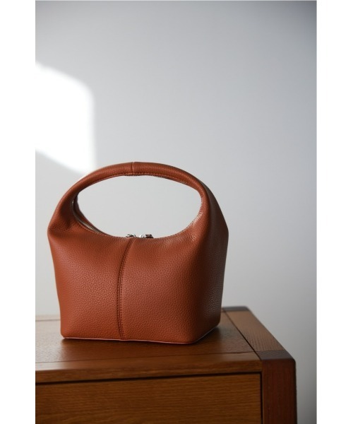 STYLEMIXER（スタイルミキサー）の「フォルドスクエアバッグ（ハンドバッグ・レディース・ブラック/オレンジ・FREE）」の13枚目の写真